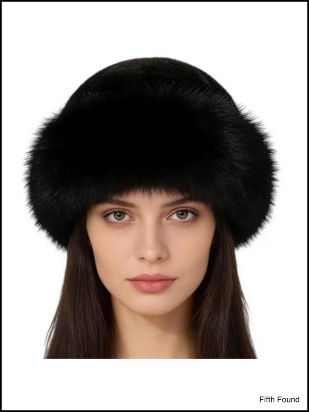 Faux Fur Bucket Hat Women Winter Warm Fuzzy Travel Outdoor Foldable